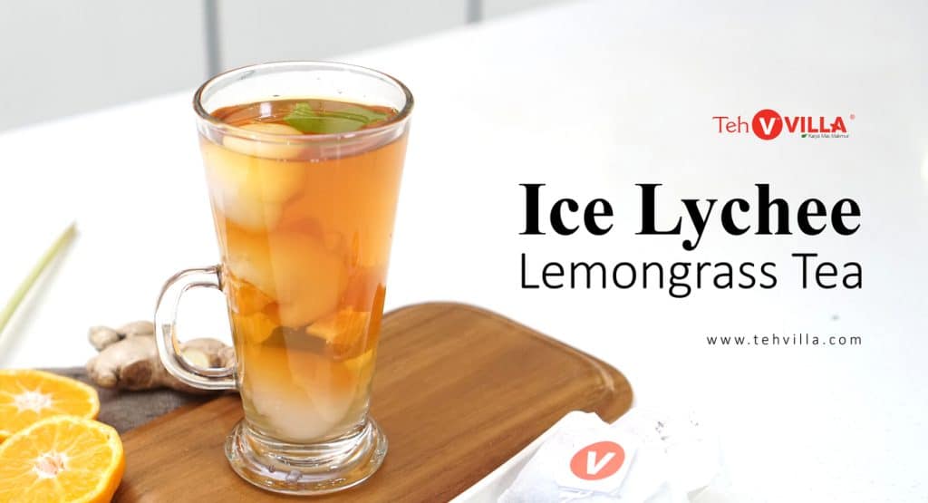 RESEP ICE LYCHEE LEMONGRASS TEA